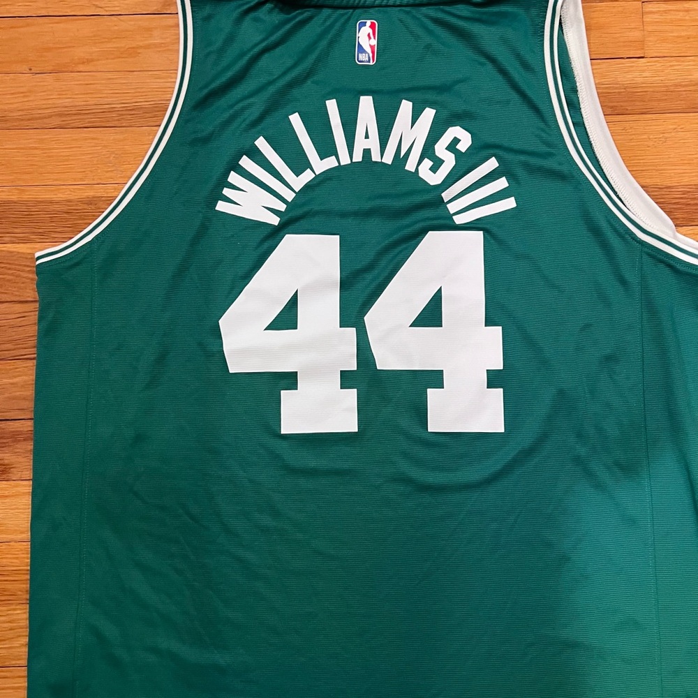 Robert Williams III Celtics Fanatics Green and White Basketball Jersey
